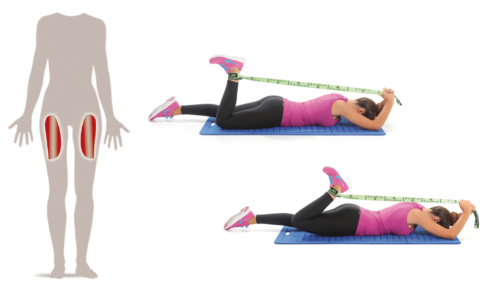 exercices quadriceps elastiband