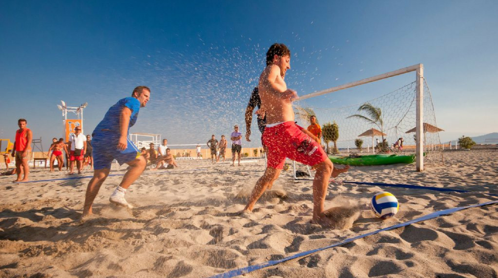 BUT DE BEACH SOCCER EQUIPEMENT EXTERIEUR SPORTIF DE FOOT POUR PLAGE